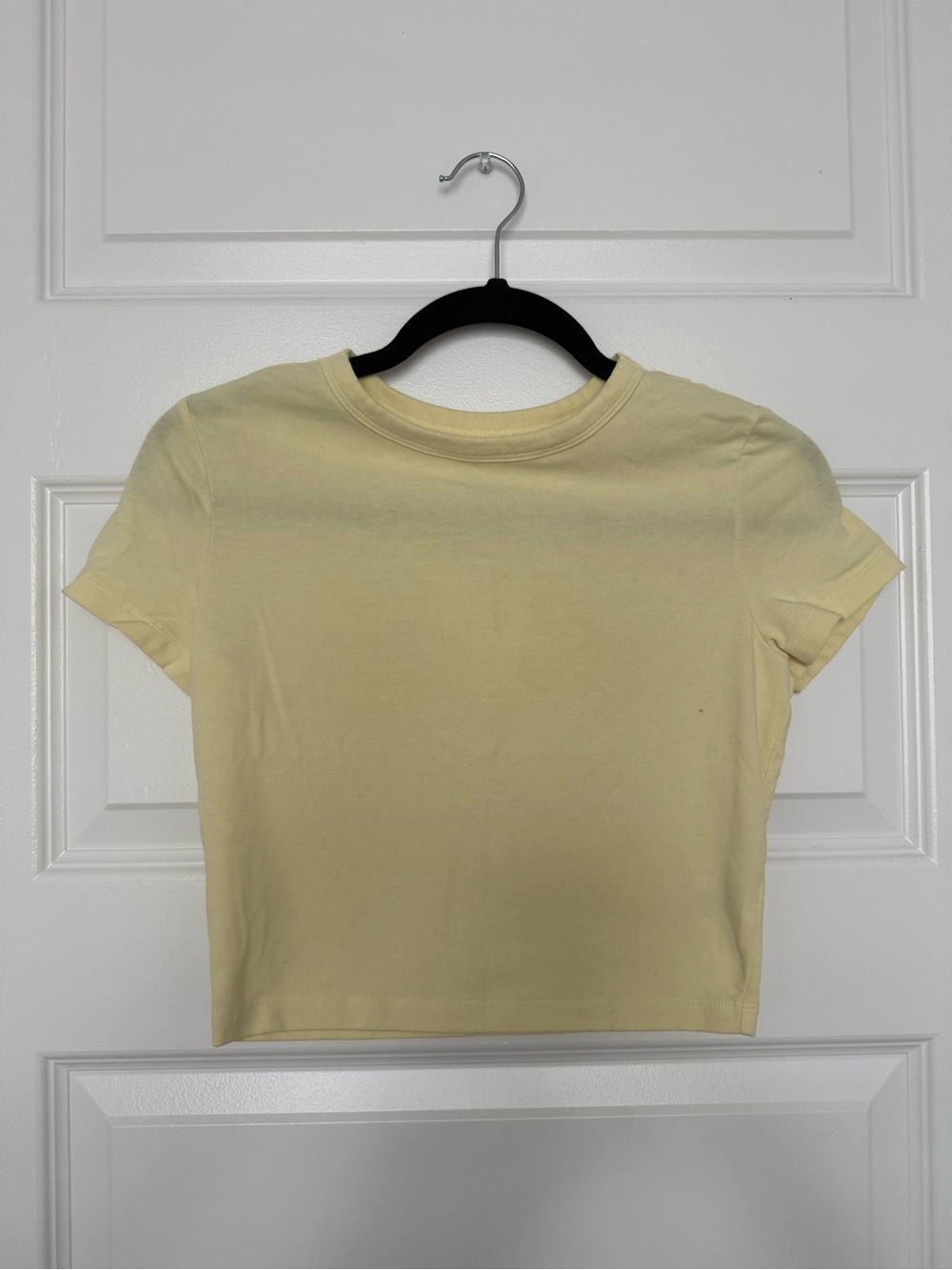 Wild Fable Yellow Crop Tee